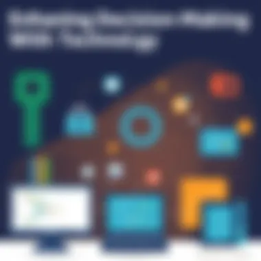 Enhancing Decision-Making with Technology Visual representation of decision-making improvements through technology