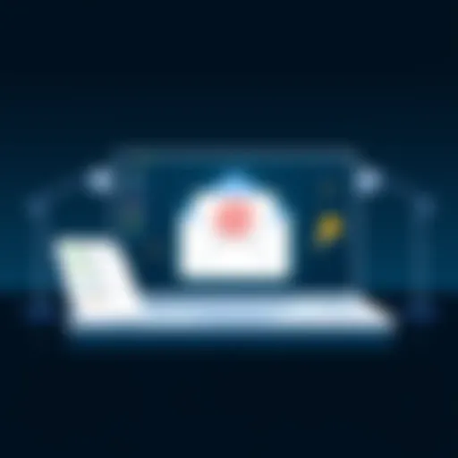 User interface of a top email marketing manager