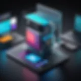 Marketplace overview showcasing various software platforms