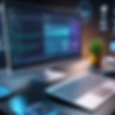 A coding environment showcasing advanced tools for developers.