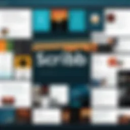 Overview of Scribd's homepage showcasing its vast content library