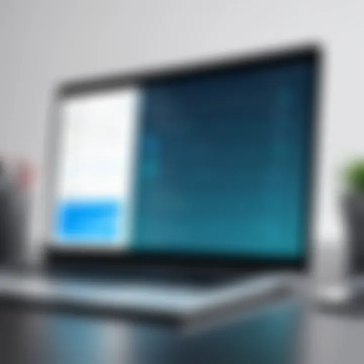 User interface of a popular learning management system