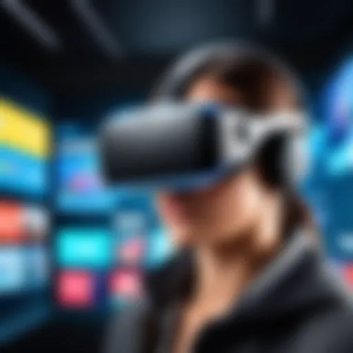 Immersive VR advertising experience