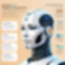 An illustration depicting the core functionalities of voice AI bots