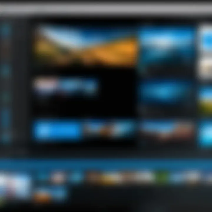 User interface of Windows Video Movie Maker showcasing the editing tools