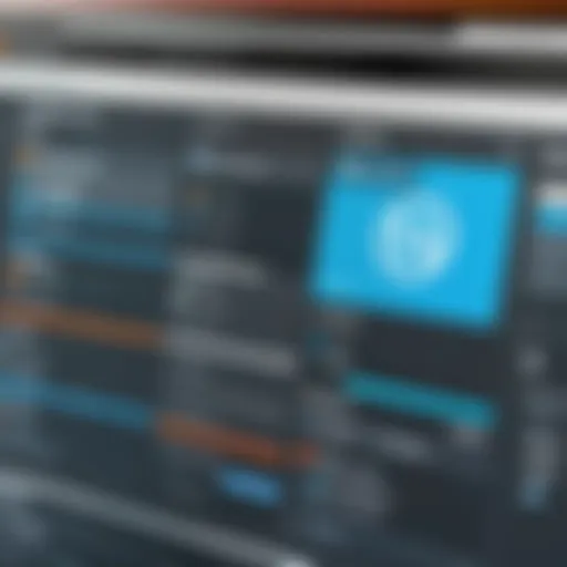 A detailed view of a cPanel dashboard showcasing WordPress settings.