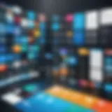 Illustration showcasing various file formats