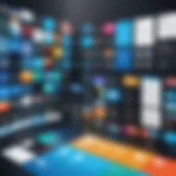Illustration showcasing various file formats