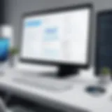 User interface of foundation software showcasing features