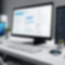 User interface of foundation software showcasing features