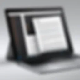 User interface of a PDF editor showcasing the insert page feature