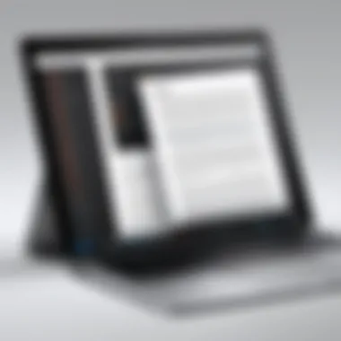 Inserting Pages in PDF Editors User interface of a PDF editor showcasing the insert page feature