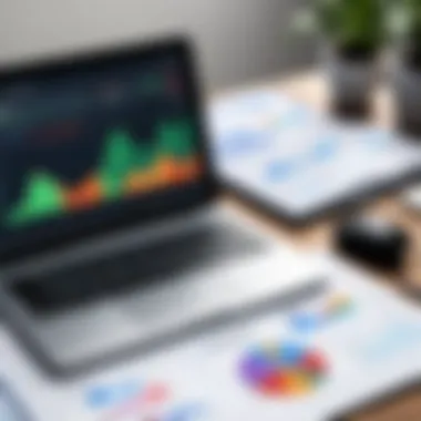 Financial Analysis Insights Charts and graphs depicting financial analysis within QuickBooks powered by Google.