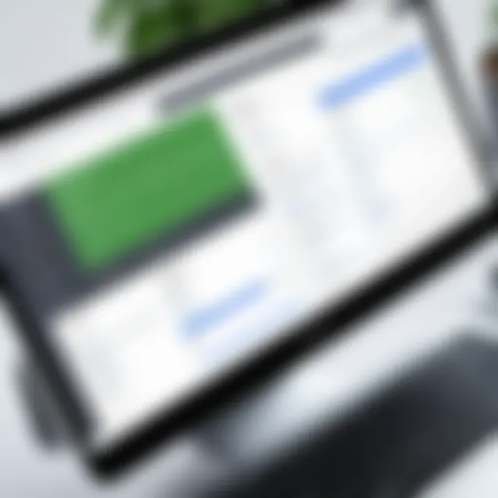 A user-friendly interface highlighting the features of QuickBooks enhanced by Google.