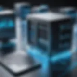 Conceptual visualization of data migration architecture