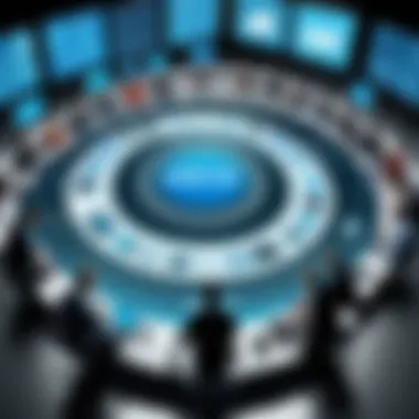 Stakeholders Using Hoover Business Database Illustration of various stakeholders utilizing the Hoover Business Database for research