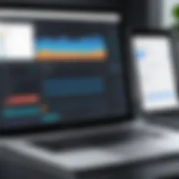 Screenshots of Later's dashboard showcasing scheduling tools