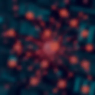 Interconnected Data Nodes in Knowledge Graphs Illustration of interconnected data nodes representing a knowledge graph