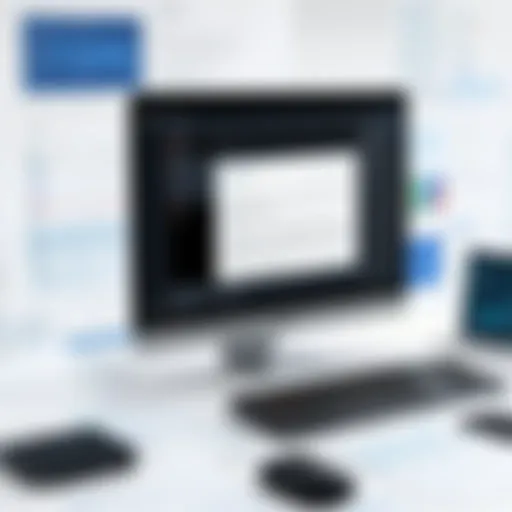 A collage of various legal software interfaces showcasing their unique features.