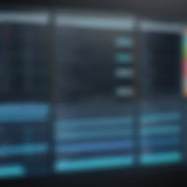 Software Comparison Chart A visual comparison chart of popular music video editing software based on user ratings and functionalities.