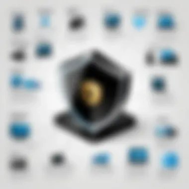 Security Features of Adobe EchoSign Diagram illustrating security features of Adobe EchoSign