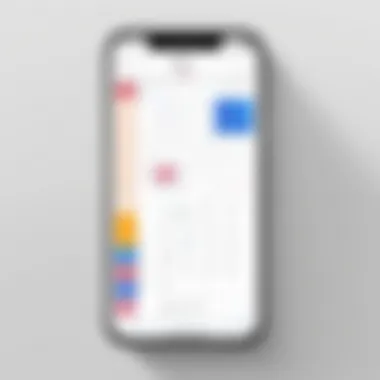 iPhone Calendar Application Features Innovative features of an iPhone calendar app displayed on a device