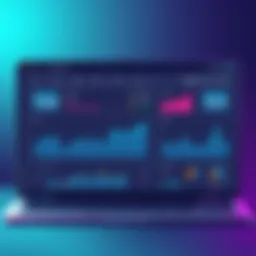 A sleek dashboard showcasing financial metrics