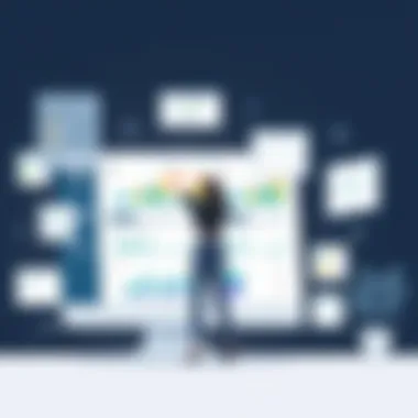 Intuitive Accounting Platform Navigation A user navigating an intuitive accounting platform
