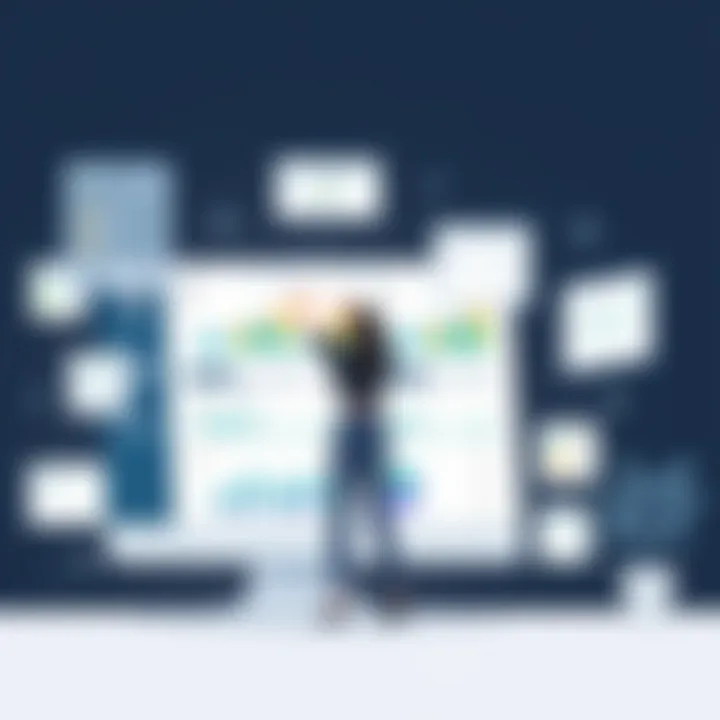 Intuitive Accounting Platform Navigation A user navigating an intuitive accounting platform
