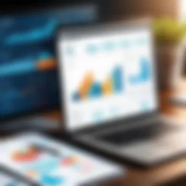 Insights and Analytics from Payroll Software A detailed dashboard showcasing payroll analytics and compliance metrics