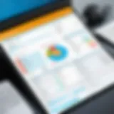Detailed interface of paystub software showcasing key features