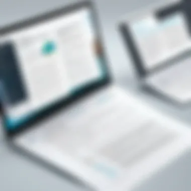 Transforming PDF Documents with Page Insertion Before and after example of a PDF document with inserted pages