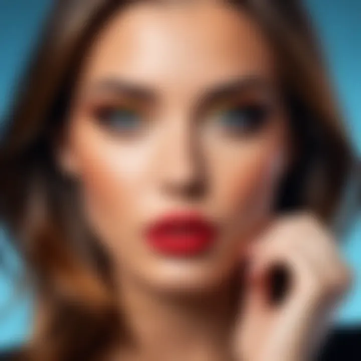 Trendy photo editing effects demonstrated on an edited image