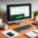 Visual representation of QuickBooks dashboard showcasing timesheet data integration