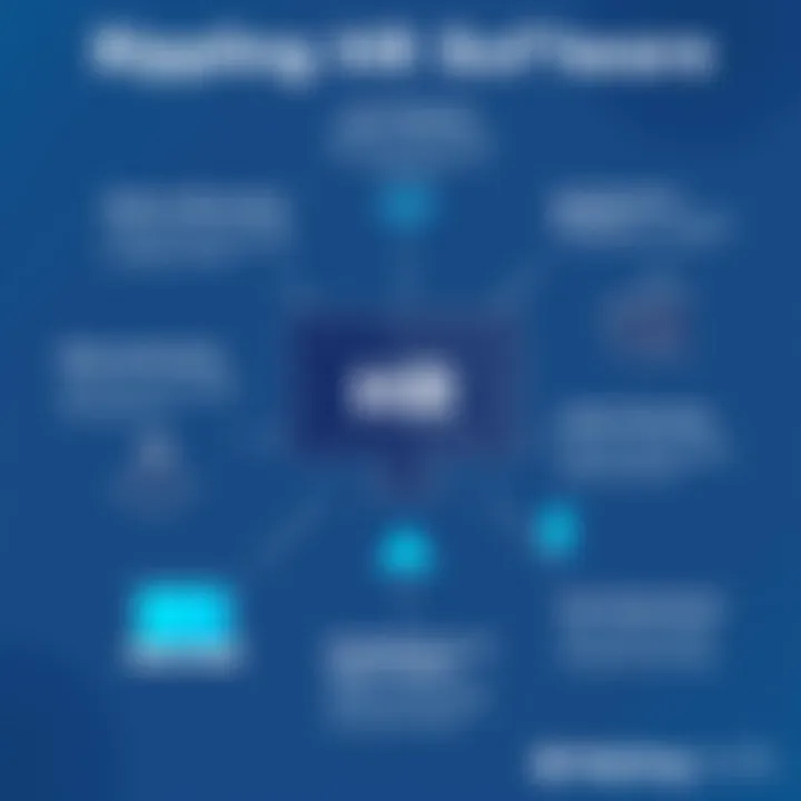 Infographic showcasing features of Rippling HR software