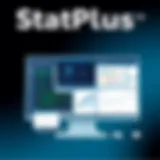 Overview of StatPlus user interface showcasing its intuitive design