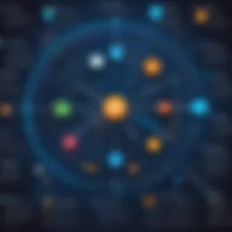 A visual representation of web scraping techniques showcasing various data sources.