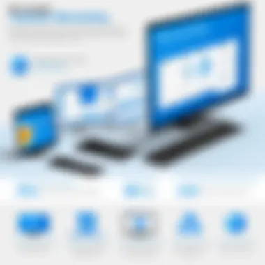 Infographic presenting the advantages of using TeamViewer for monitoring