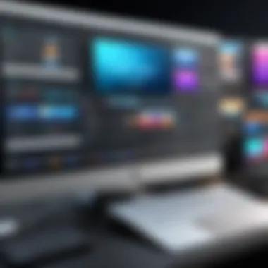 User interfaces of popular video editing software