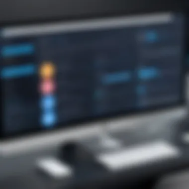Contact Management Features An interface displaying contact management features of a CRM tool