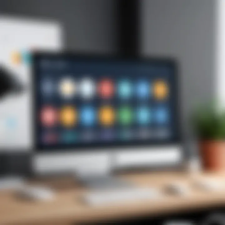 A visual comparison chart of various CRM tools