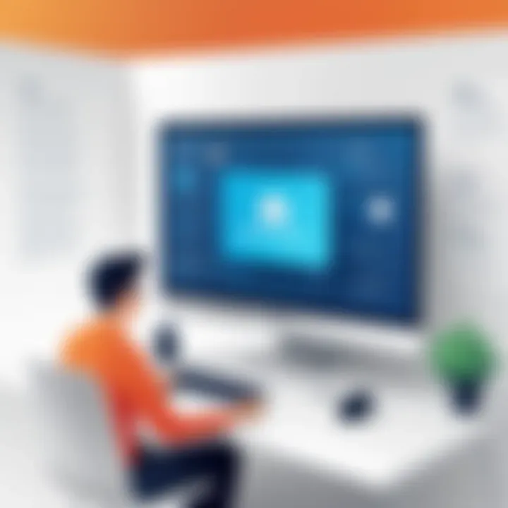 Illustration depicting enhanced customer engagement through CRM