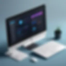 A sleek interface of a popular website creation software showcasing drag-and-drop features.