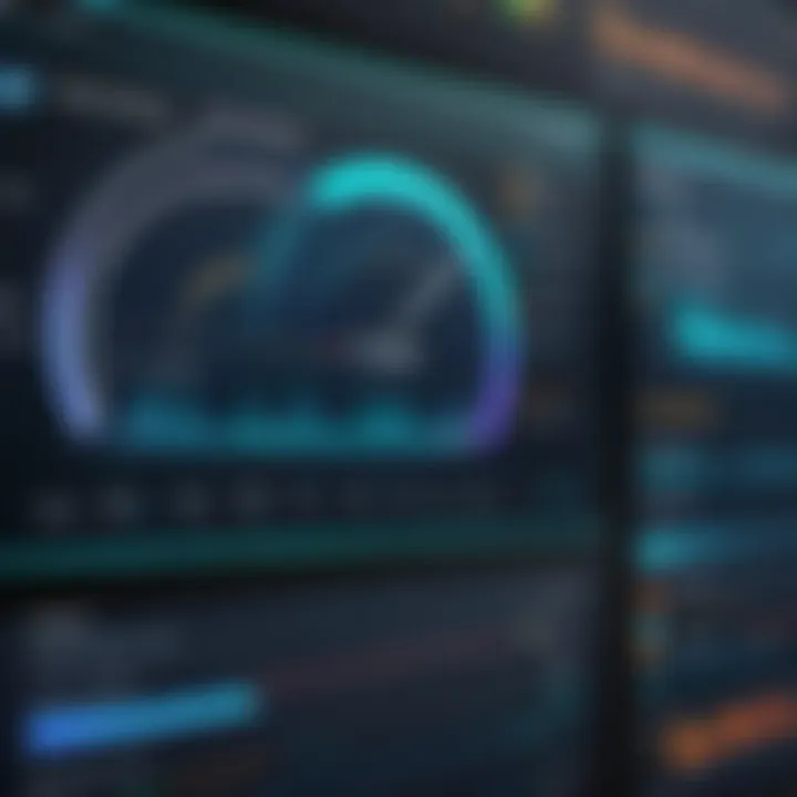 Dashboard of bandwidth monitoring tool