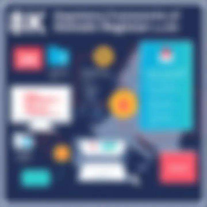 Regulatory Frameworks for Domain Registrars in the EU Infographic illustrating regulatory frameworks for domain registrars in the EU