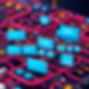 LMS Integration in Organizational Structures Diagram showing LMS integration in organizational structures