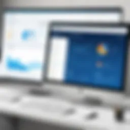 An overview of an online bill management interface showcasing various features.