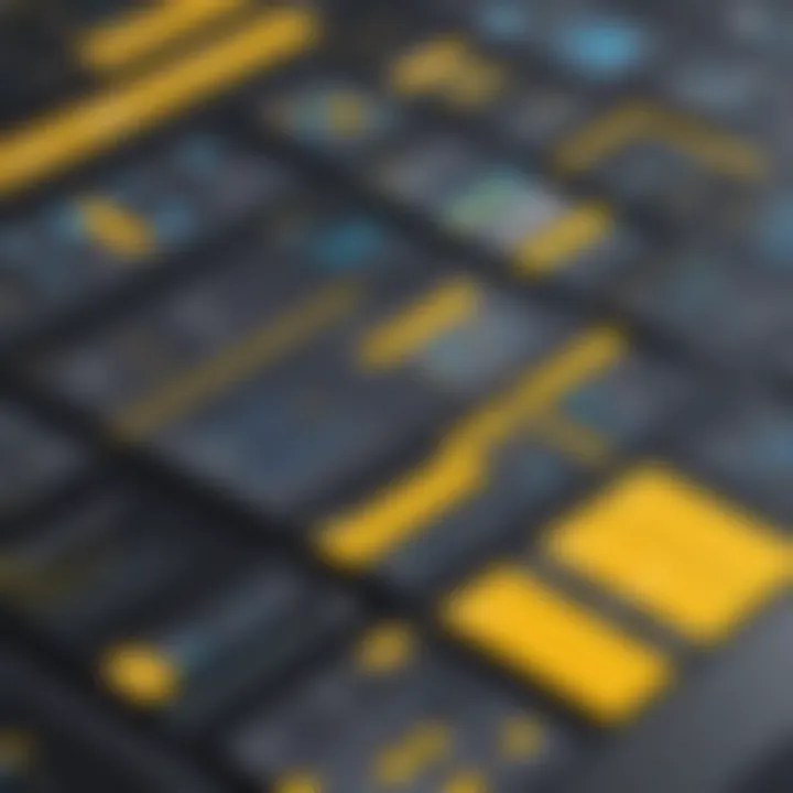 Illustration of Power BI components and their interconnections.