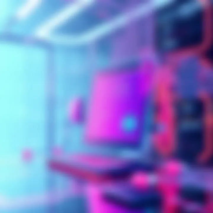 Future Advancements in DSP Technology Futuristic representation of advancements in DSP technology