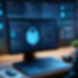 Visual representation of Exchange Online security features